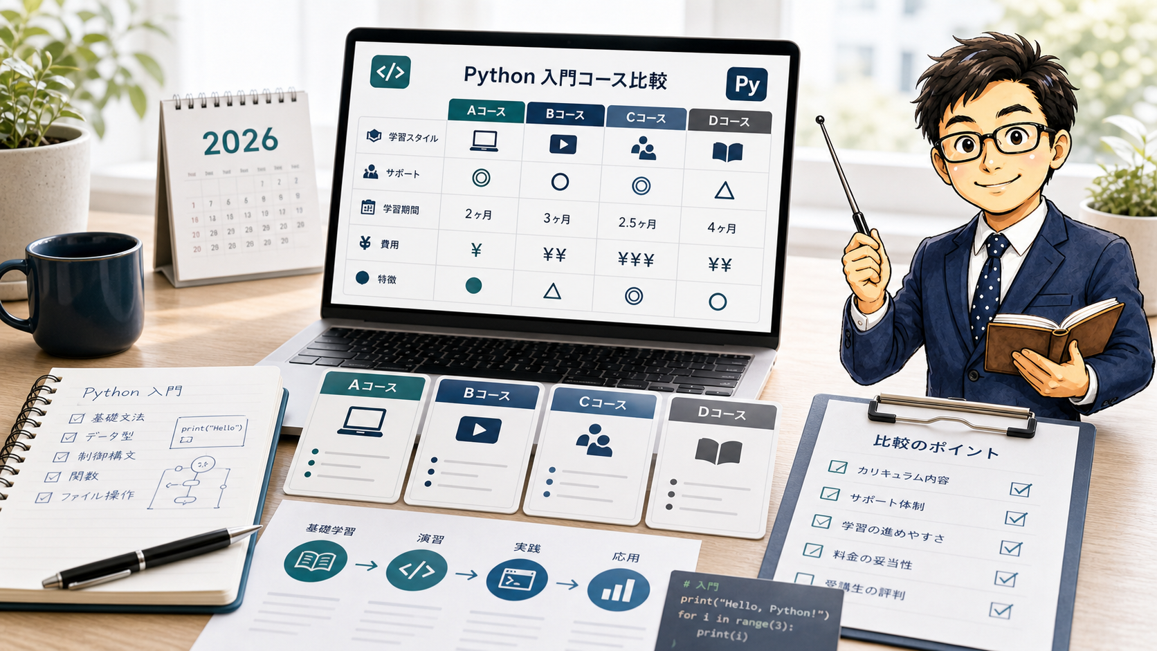 Python学習は未経験転職にどこまで効く？職種別に必要ラインを整理